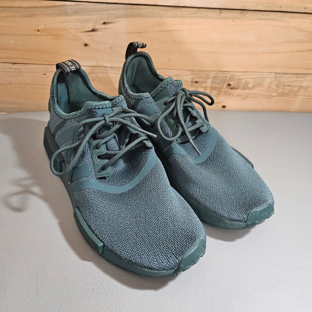 Adidas NMD R1 Mineral Green Women's Sneakers IE9080 Size 7.5 Low Top Knit Shoes